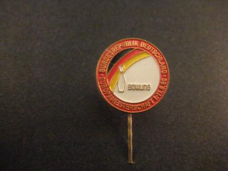 Bundesrepublik Deutschland Europameisterschaft bowling 1989